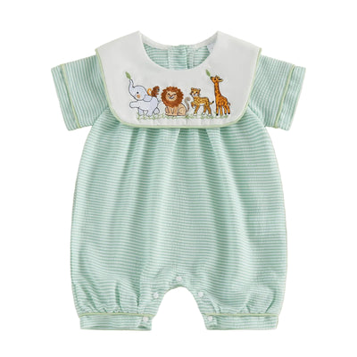ANIMAL PARADE Collar Jumpsuit