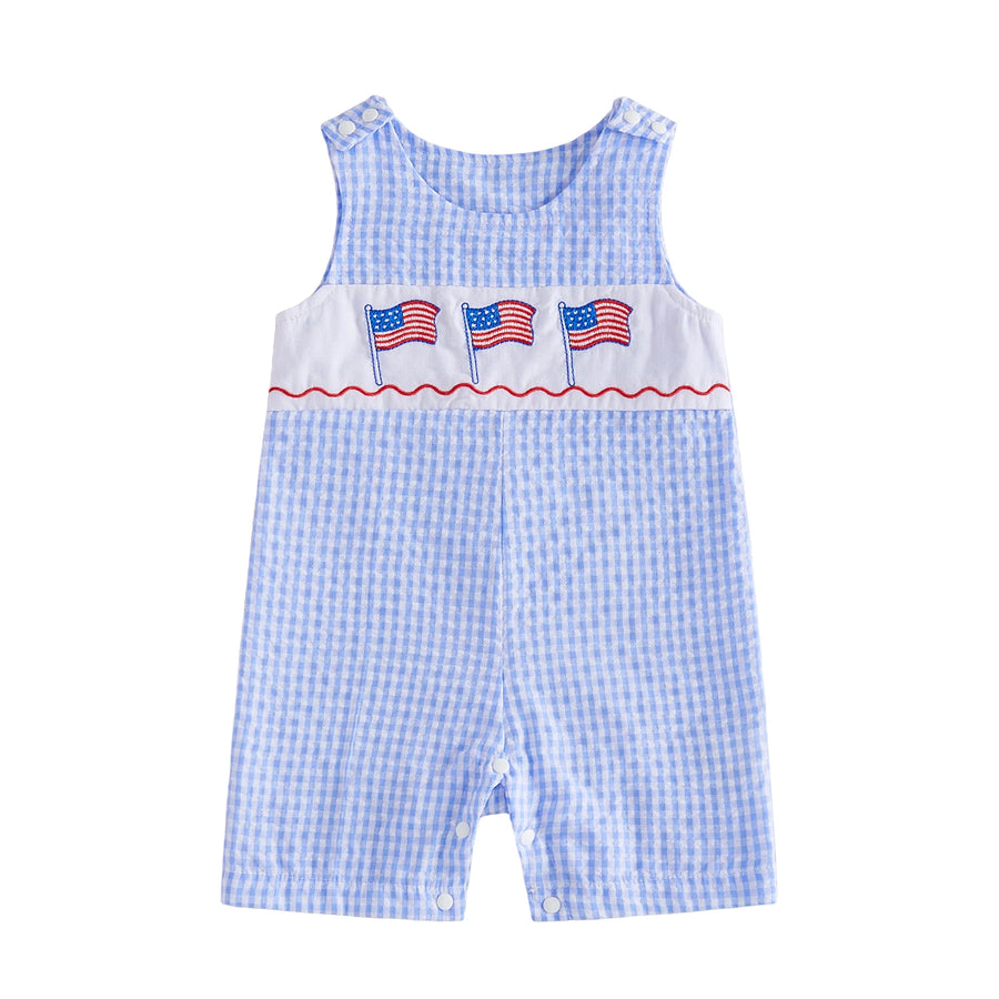 USA FLAG Checkered Jumpsuit