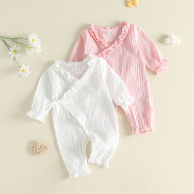 DELILAH Ruffle Wrap Jumpsuit