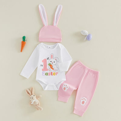 MY 1st EASTER Outfit with Bunny Beanie