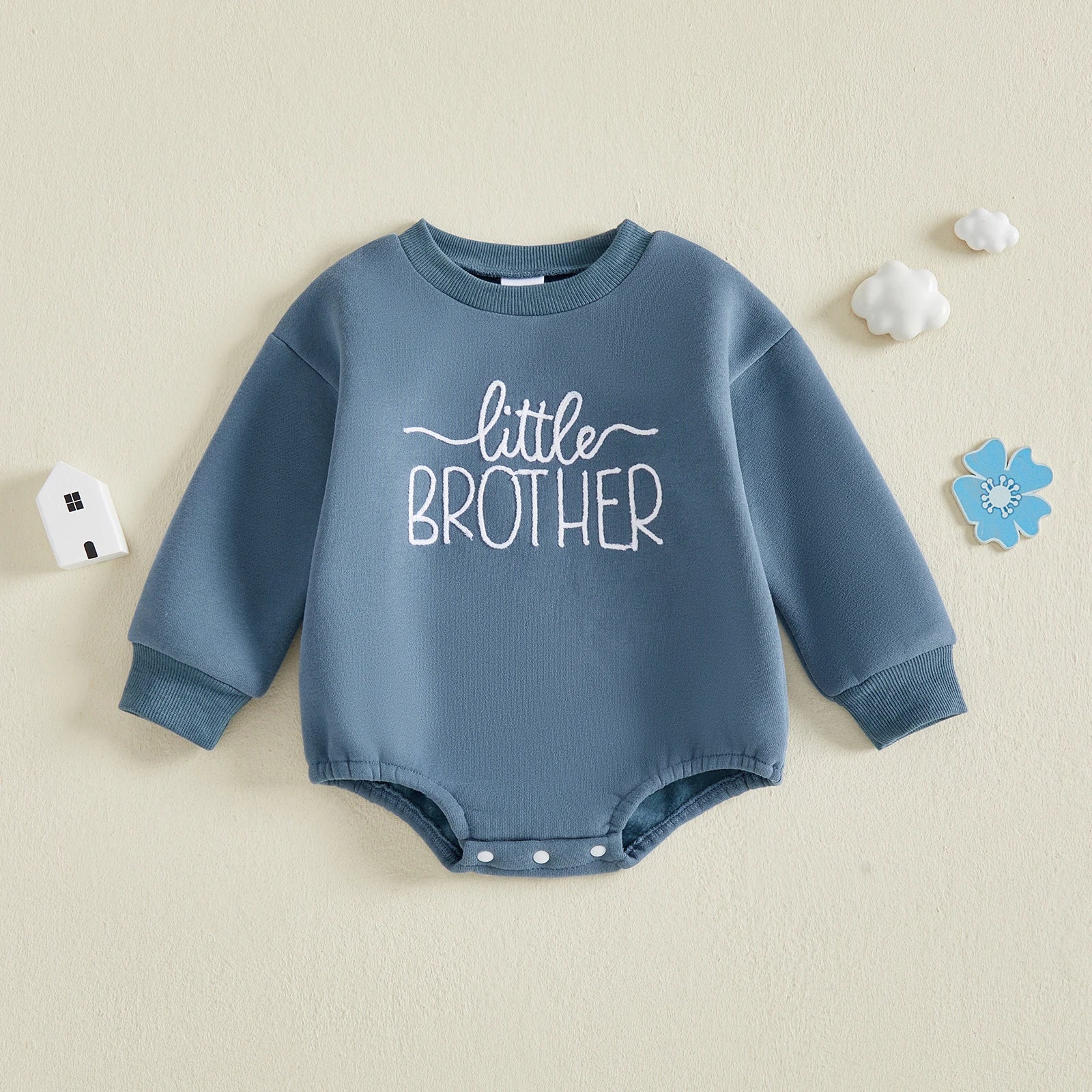LITTLE SISTER/BROTHER Long-Sleeve Onesie