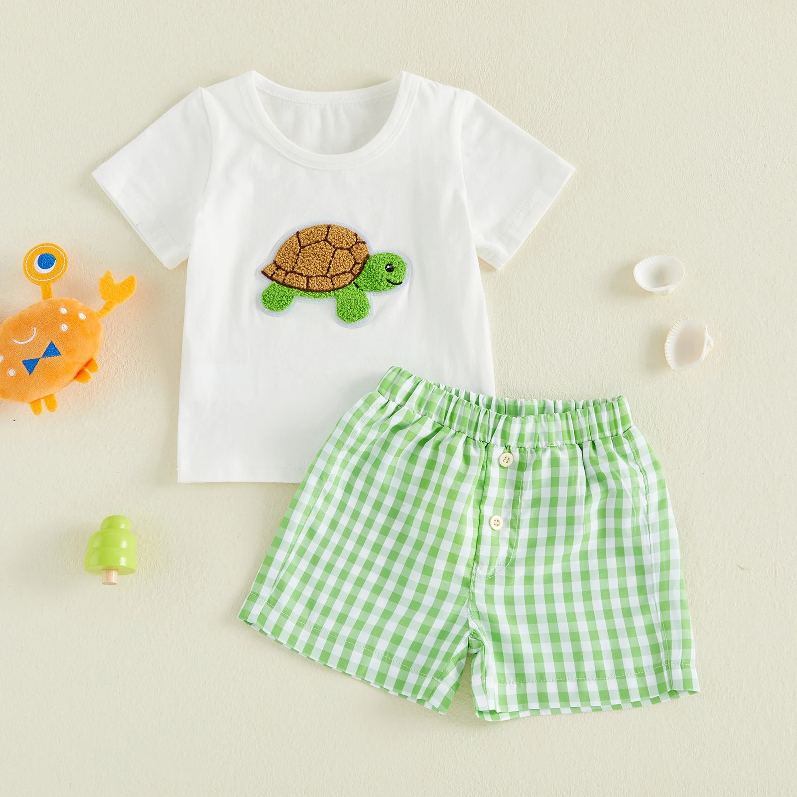 TURTLE Checkered Outfit