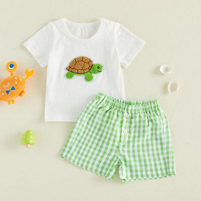 TURTLE Checkered Outfit