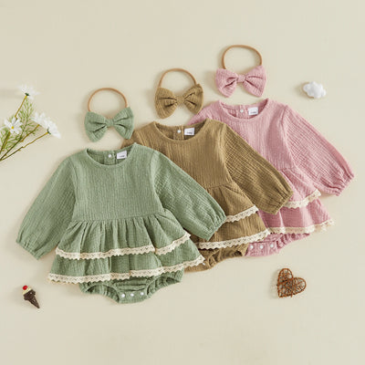 MADDIE Layered Romper Dress