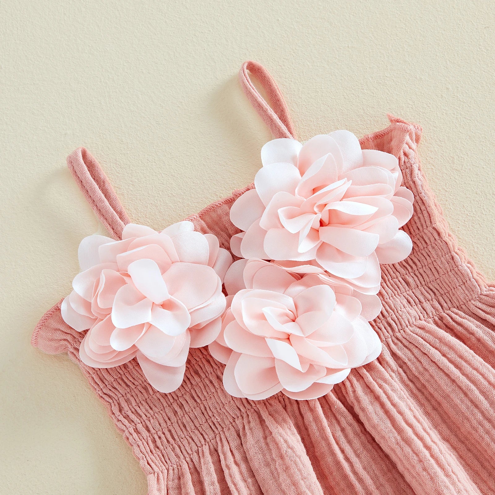FLOWERS Smocked Summer Outfit