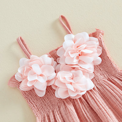 FLOWERS Smocked Summer Outfit