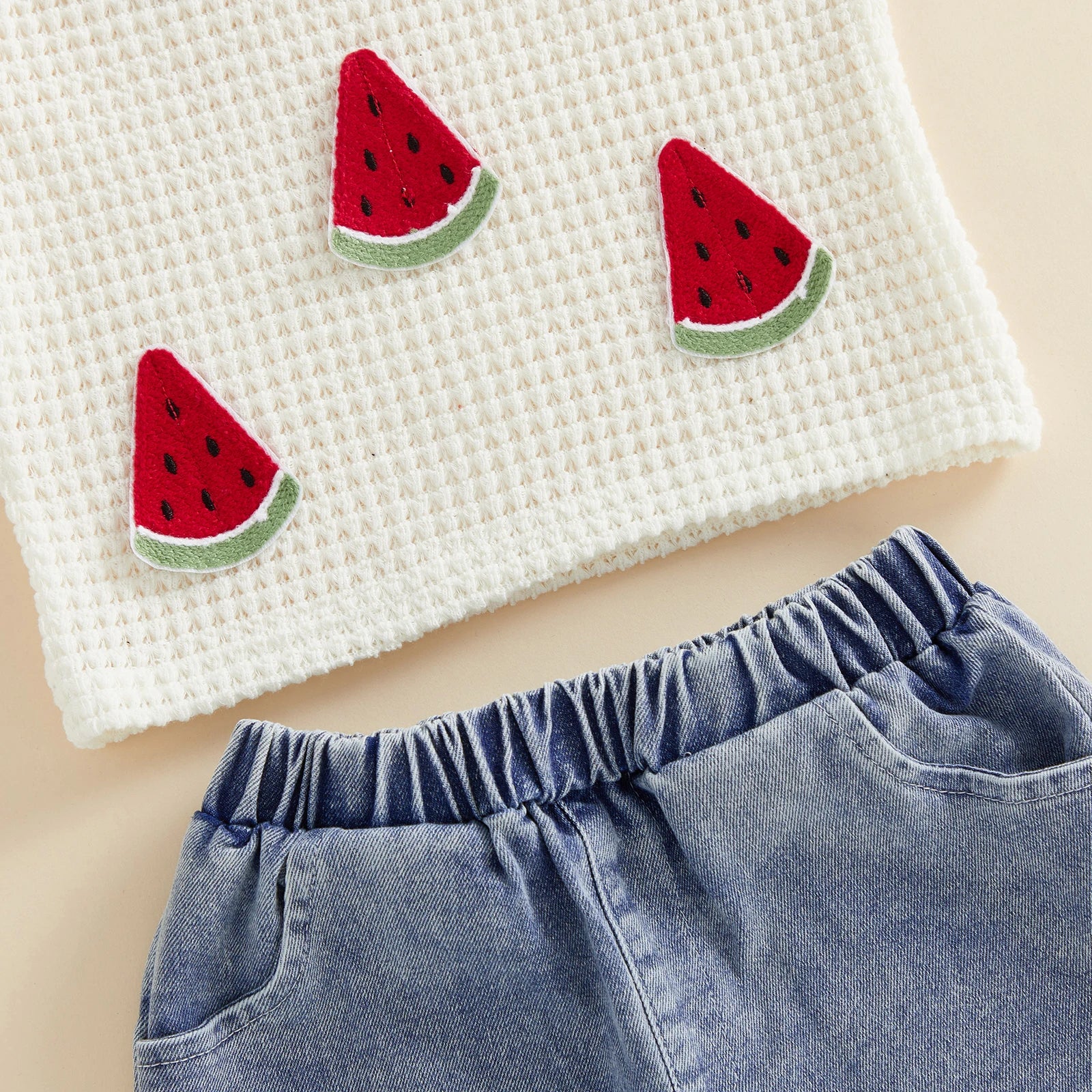 WATERMELON Waffle Knit Tank Top Outfit