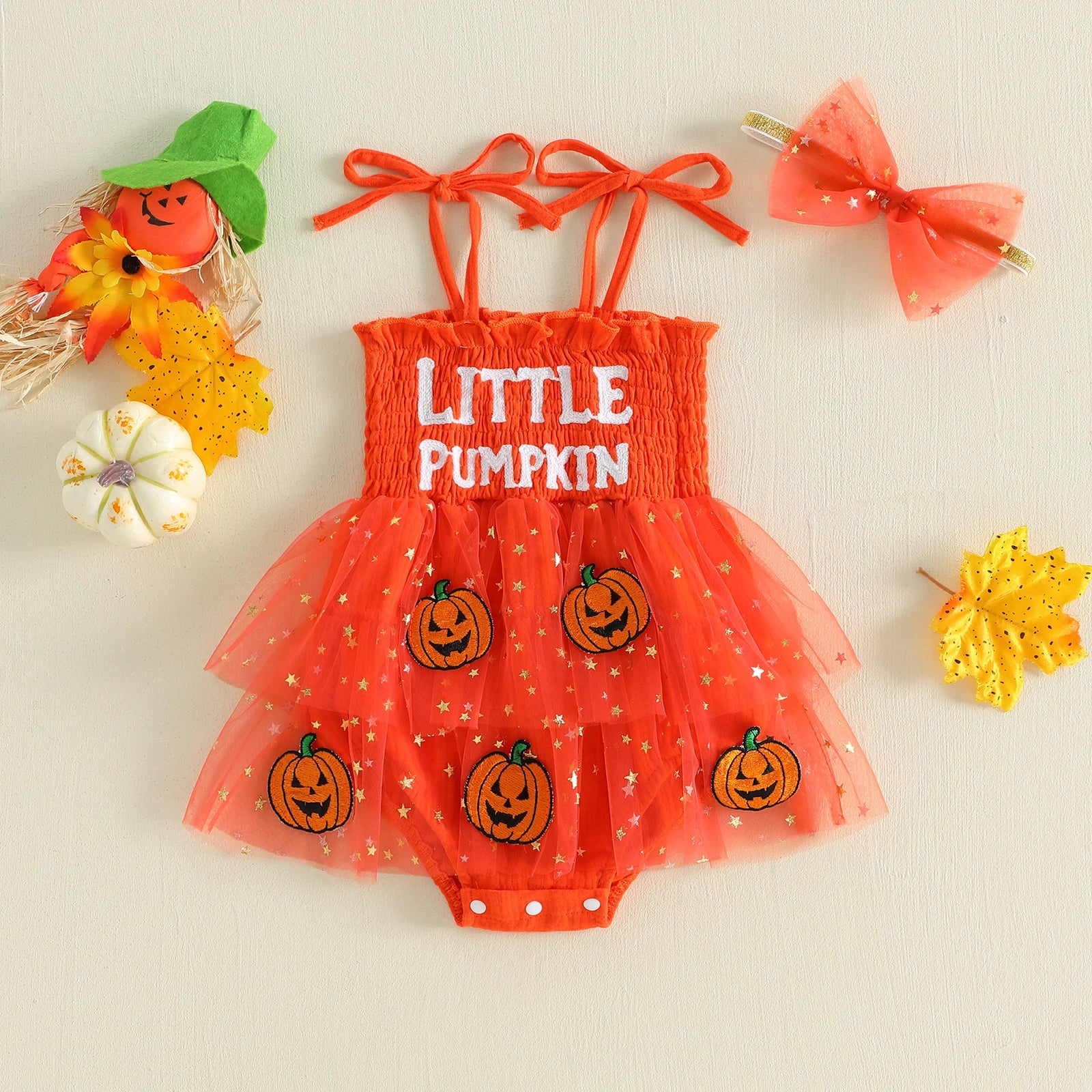HALLOWEEN Layered Tutu Romper