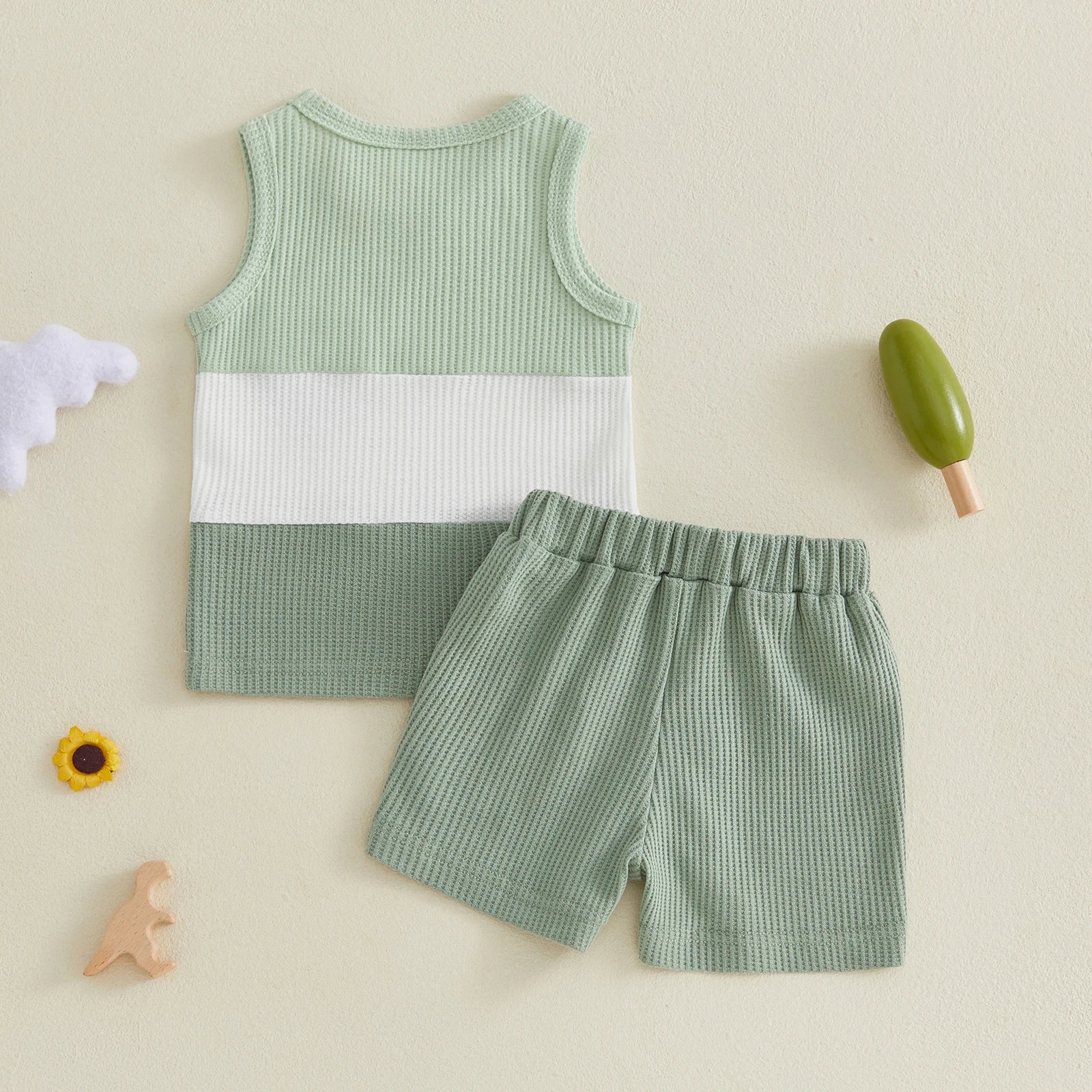 BENJI Waffle Knit Tank Outfit