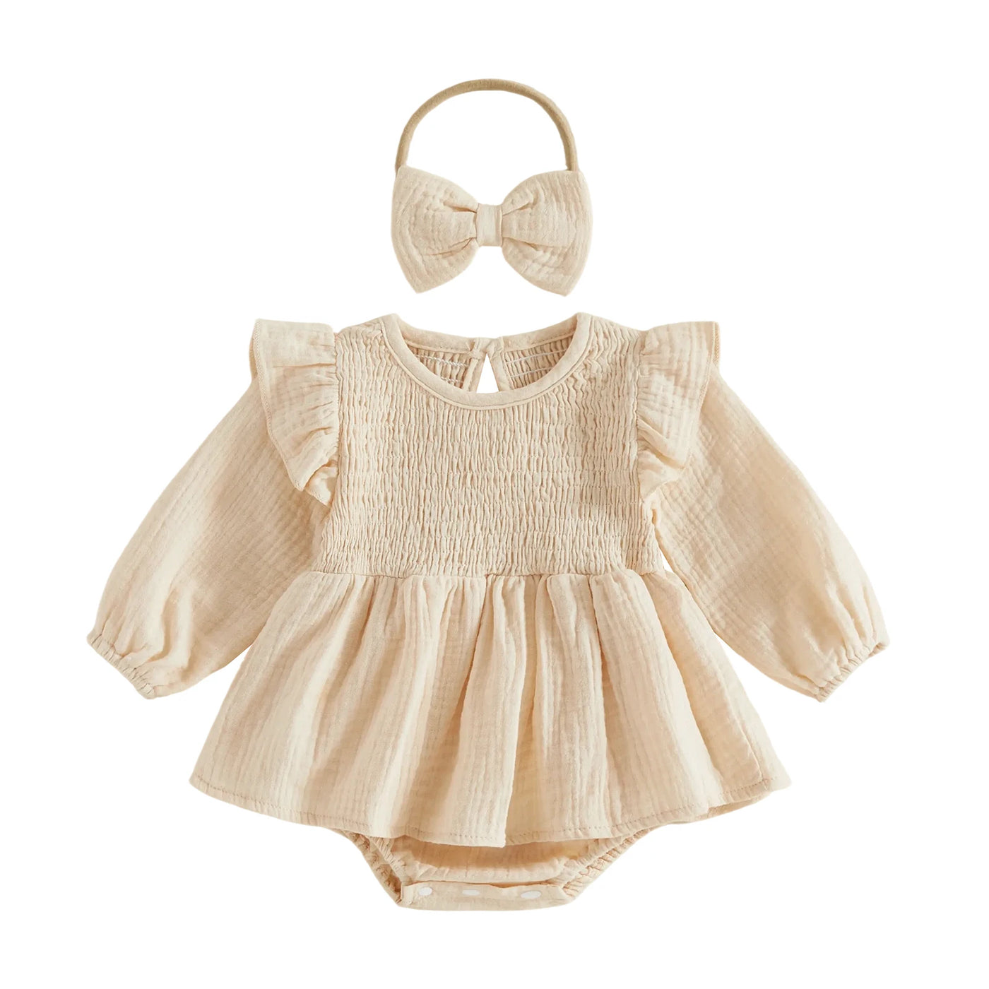 BETH Smocked Romper Dress