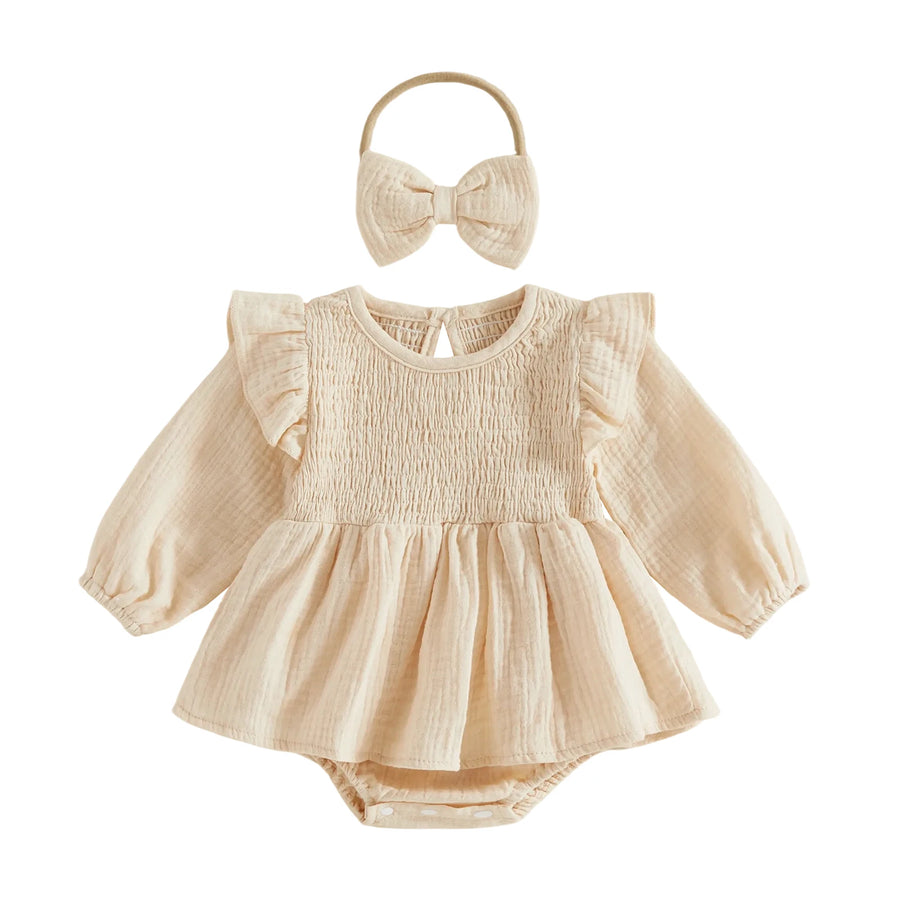 BETH Smocked Romper Dress