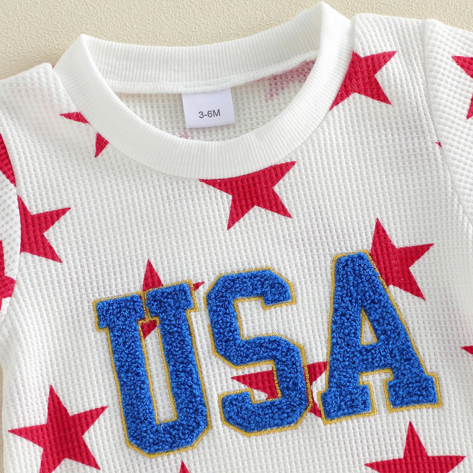 USA STAR White Jumpsuit