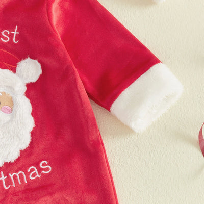 MY FIRST CHRISTMAS Velvet Outfit