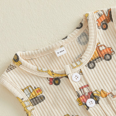CONSTRUCTION Waffle Knit Jumpsuit