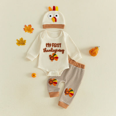 MY FIRST THANKSGIVING Turkey Outfit