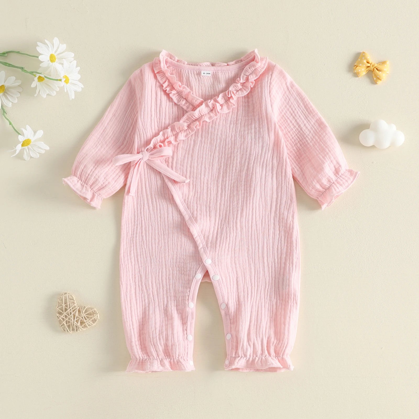 DELILAH Ruffle Wrap Jumpsuit