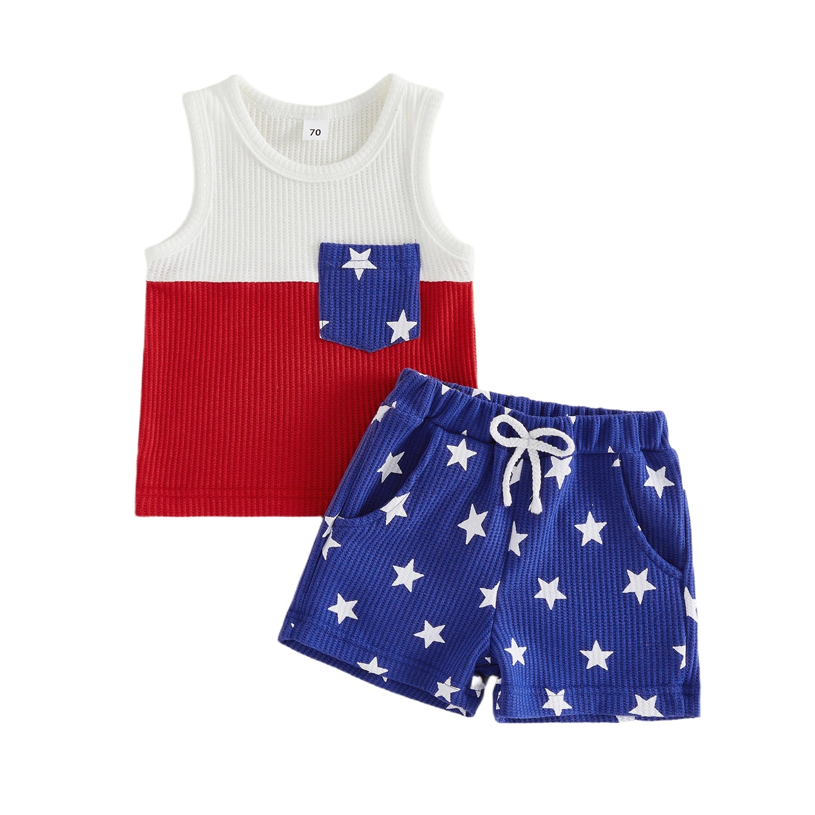 RED WHITE & BLUE Tank Outfit
