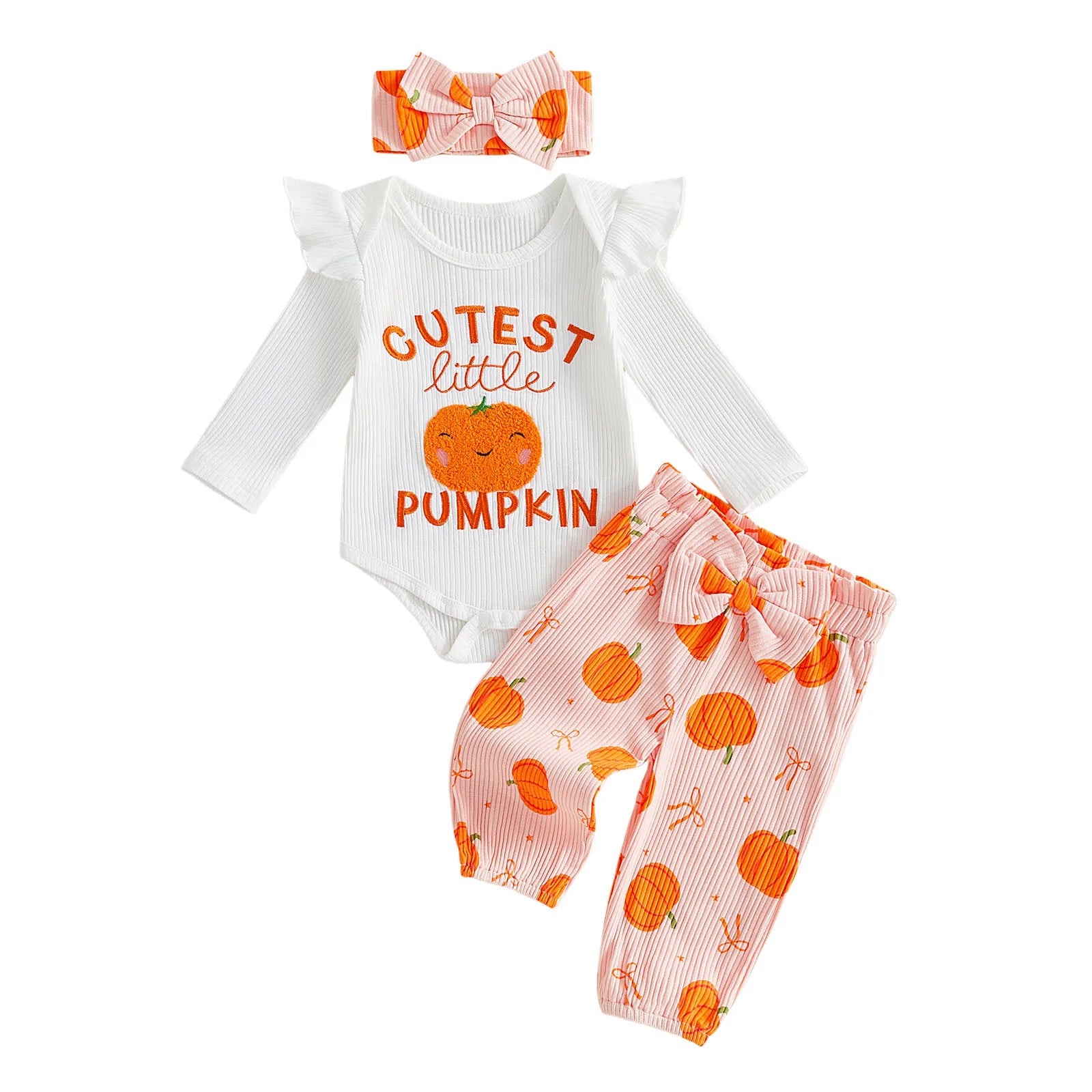 CUTEST LITTLE PUMPKIN Bowtie Outfit