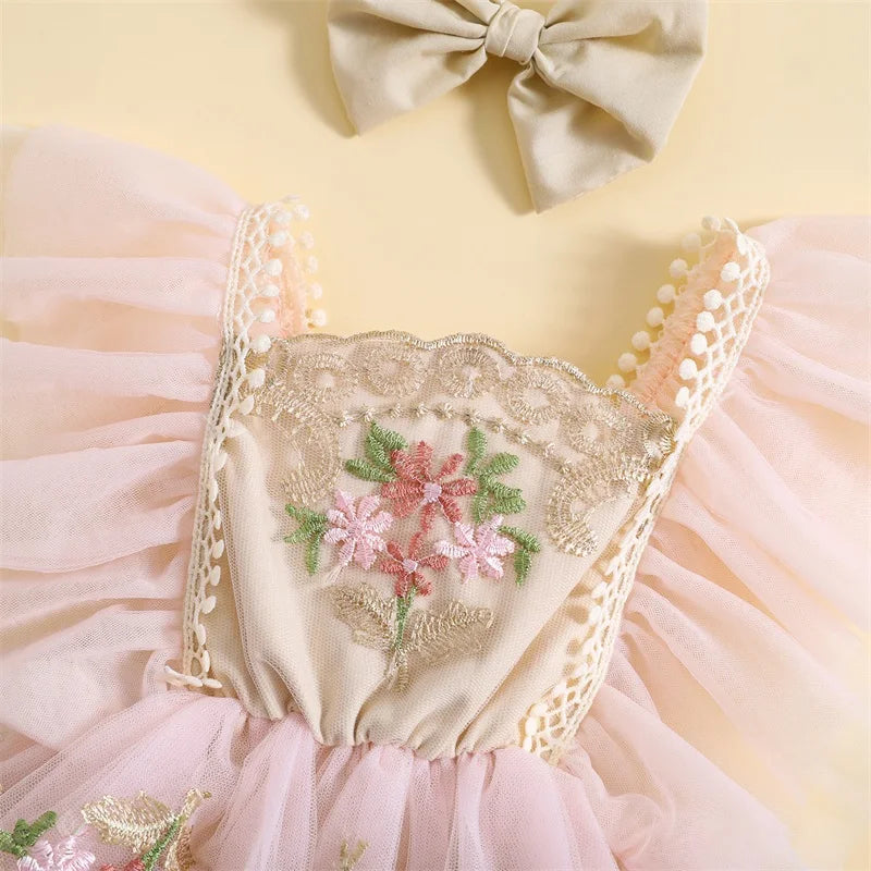 LITTLE FAIRY Floral Romper