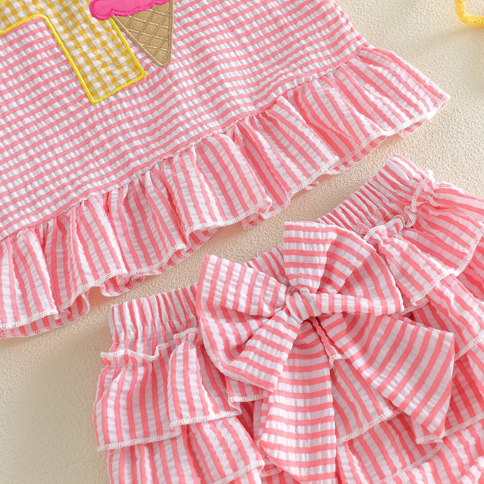 ONE Ice Cream Ruffle Outfit