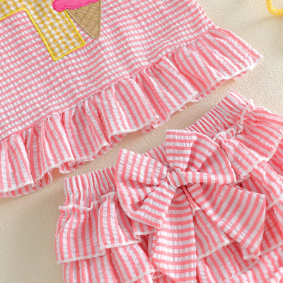 ONE Ice Cream Ruffle Outfit