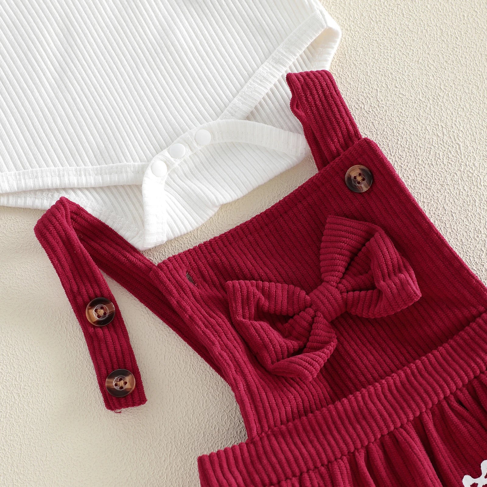 BOWTIE Corduroy Dress