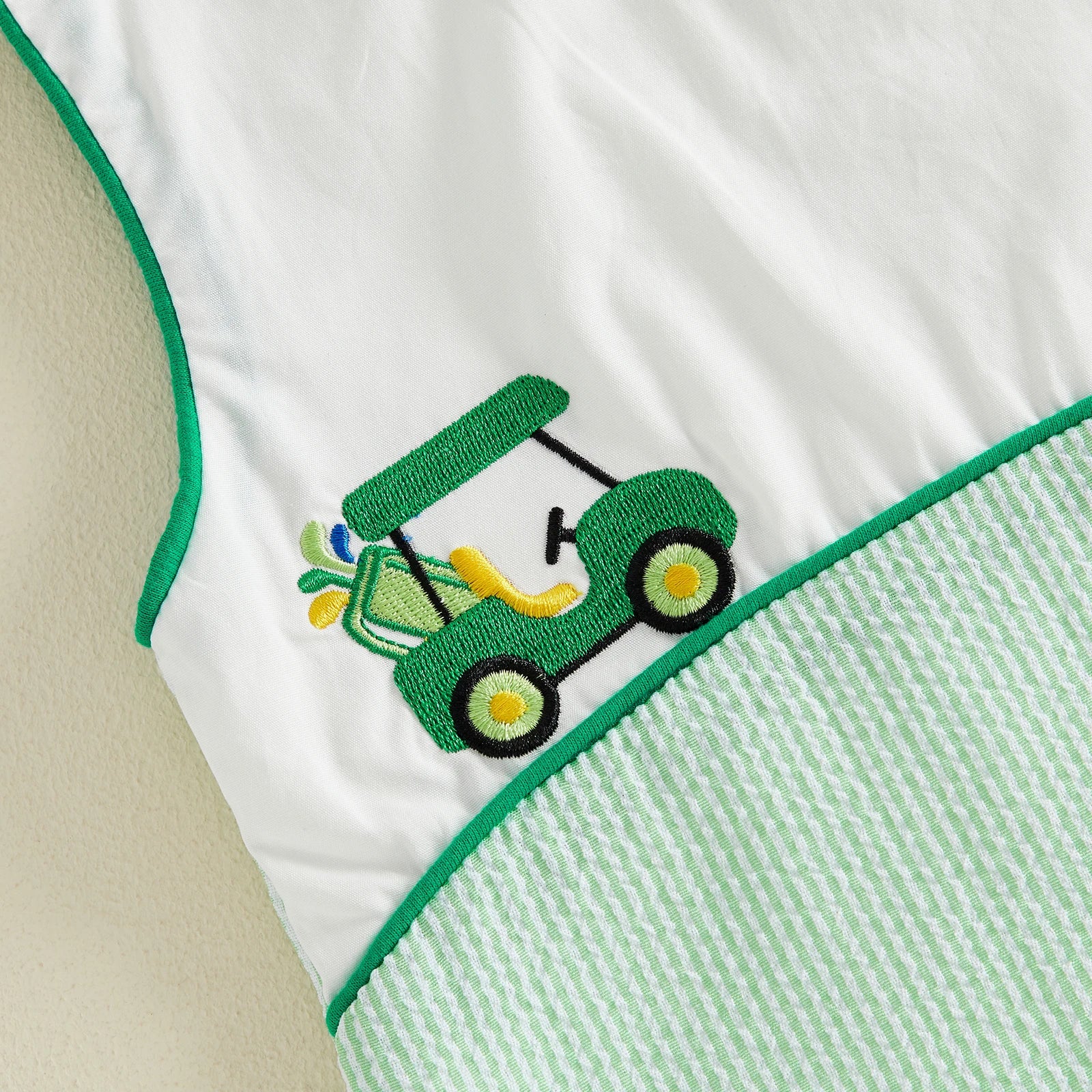 GOLF CART Striped Jumpsuit