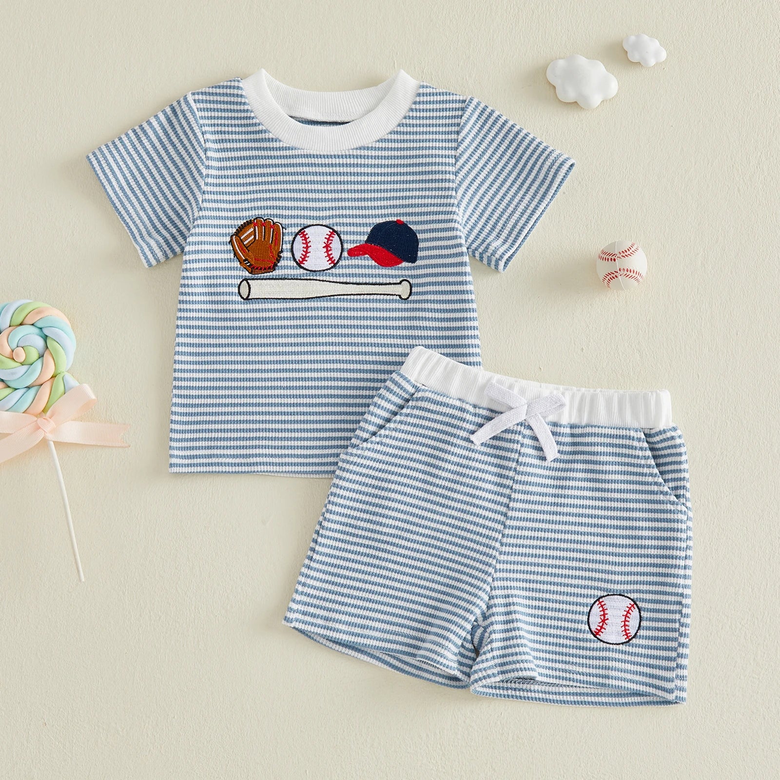 BASEBALL Striped Outfit