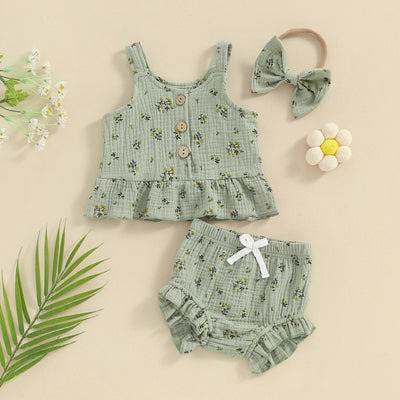 MARLEY Floral Ruffle Outfit