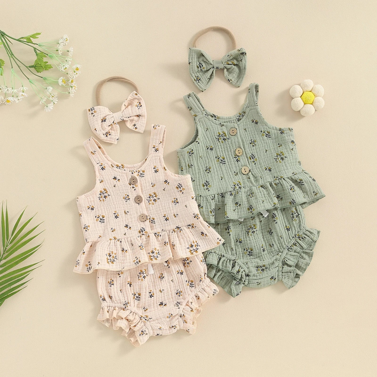 MARLEY Floral Ruffle Outfit