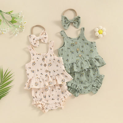 MARLEY Floral Ruffle Outfit