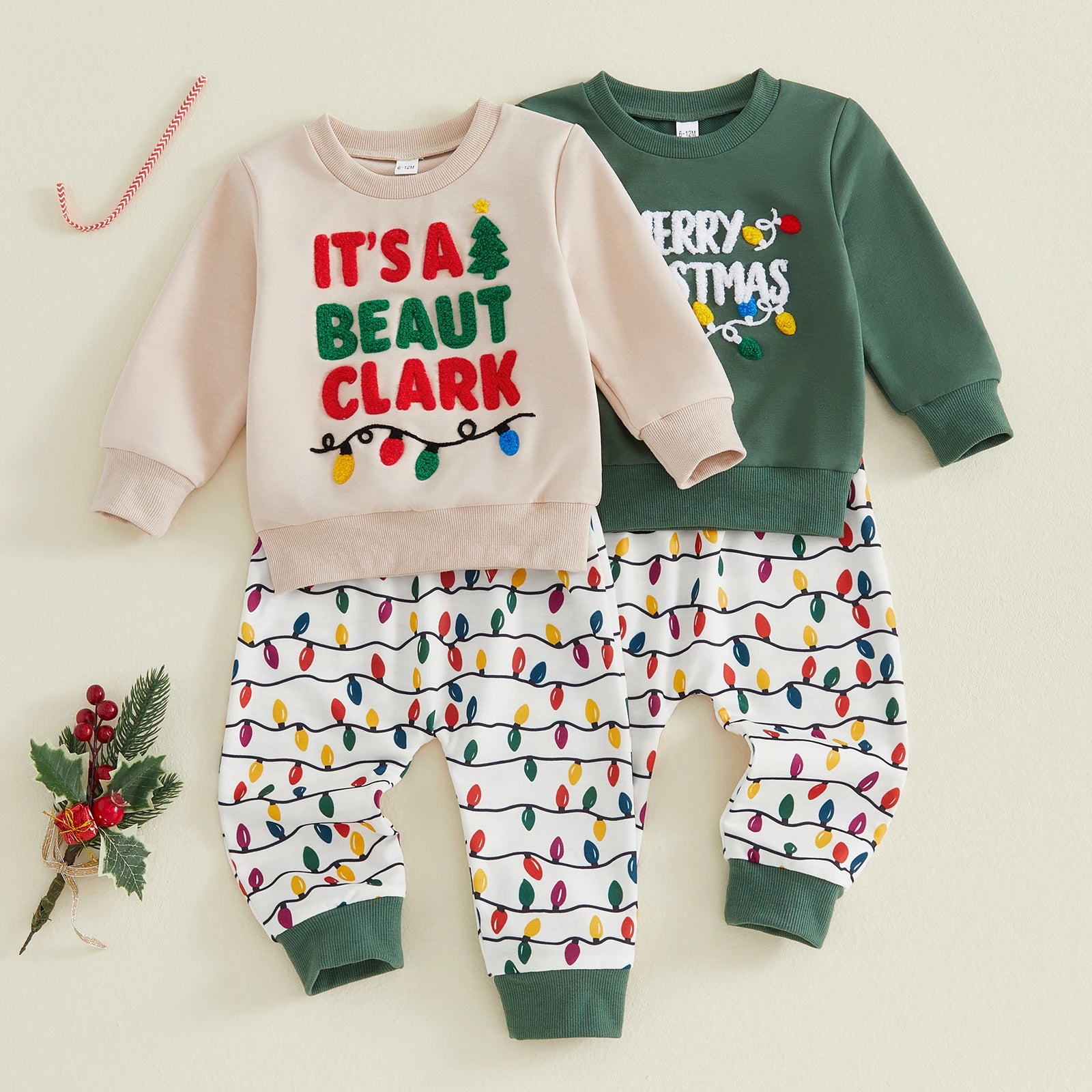 IT'S A BEAUT CLARK Christmas Lights Outfit