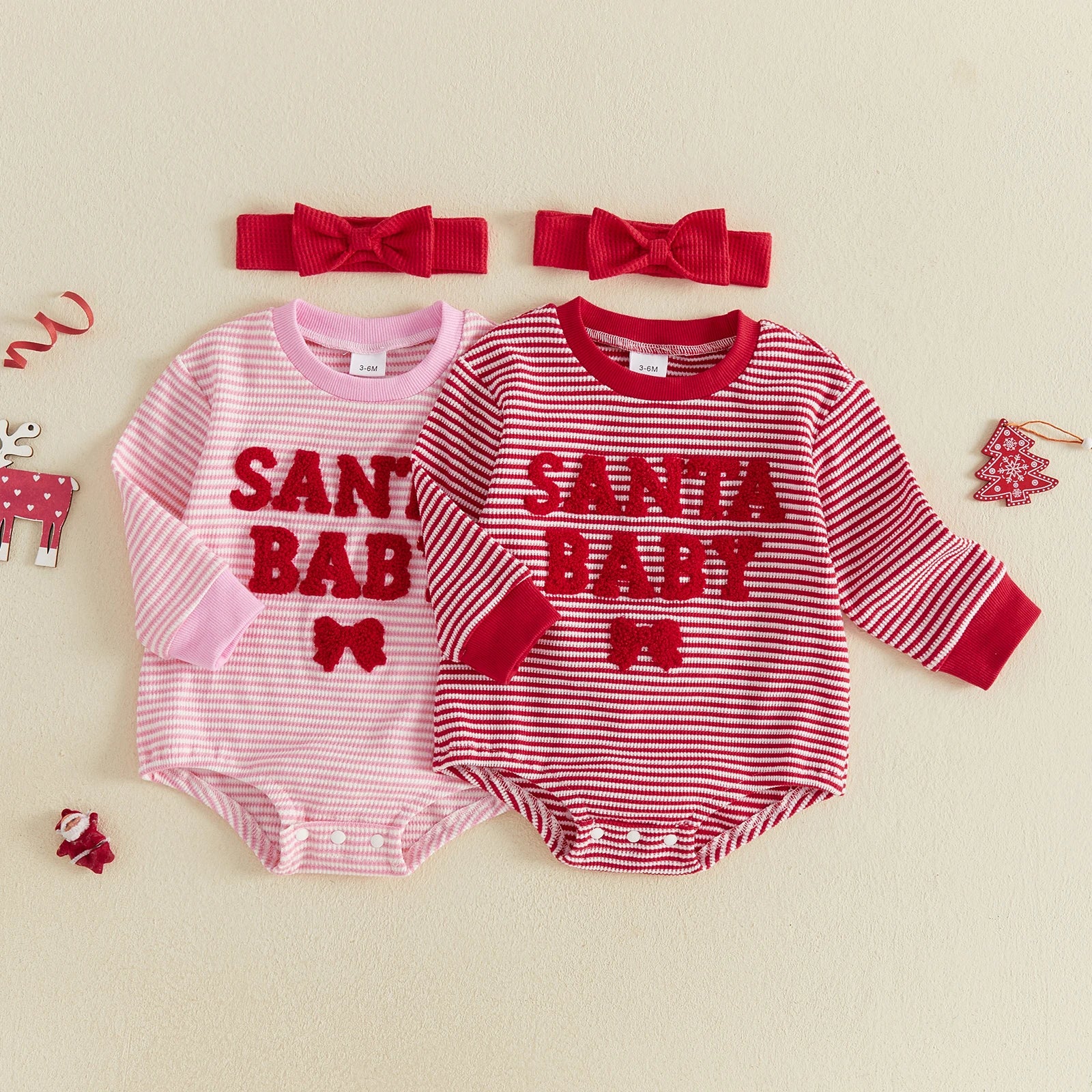SANTA BABY Long-Sleeve Onesie