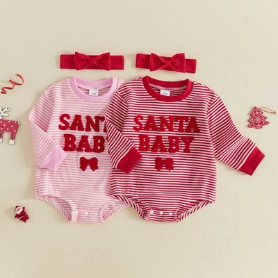 SANTA BABY Long-Sleeve Onesie