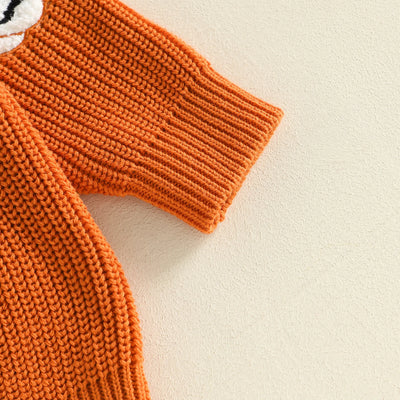 HAPPY PUMPKIN Knitted Sweater