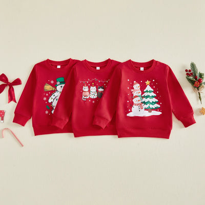 JOLLY HOLIDAYS Red Sweatshirt