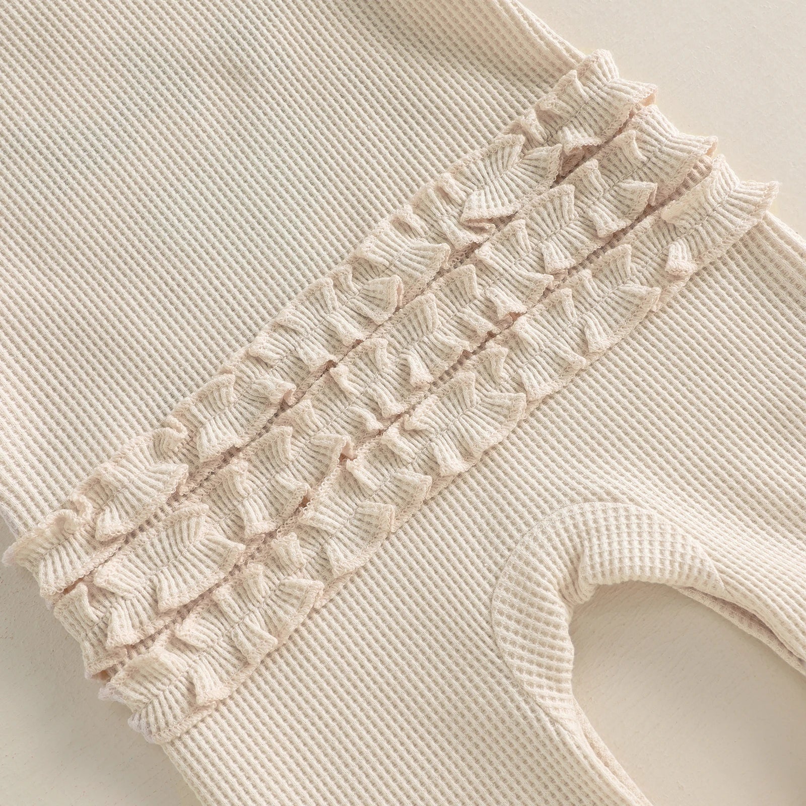 MY FIRST HANUKKAH Waffle Knit Jumpsuit