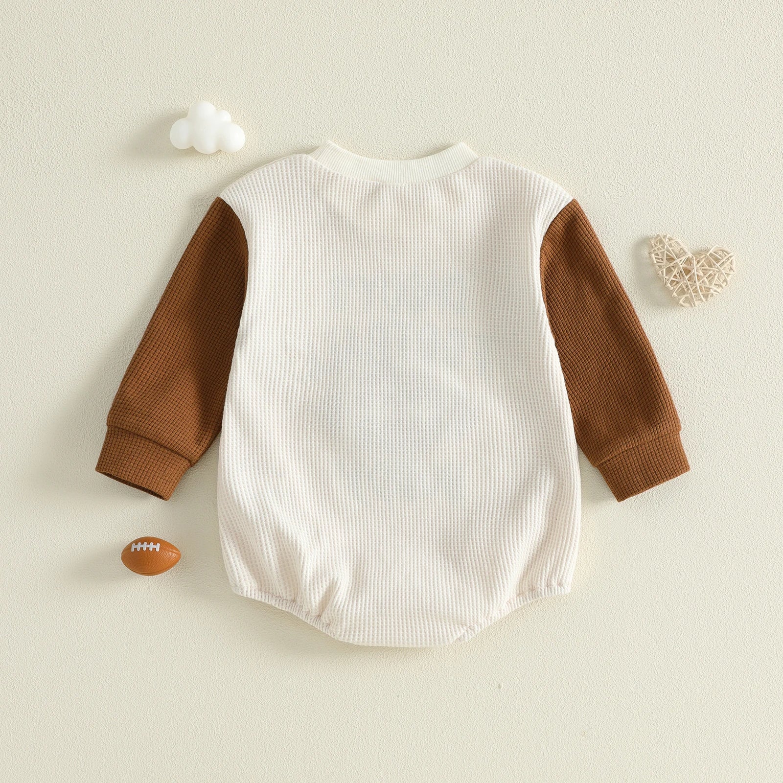DADDY'S FOOTBALL BUDDY Long-Sleeve Onesie