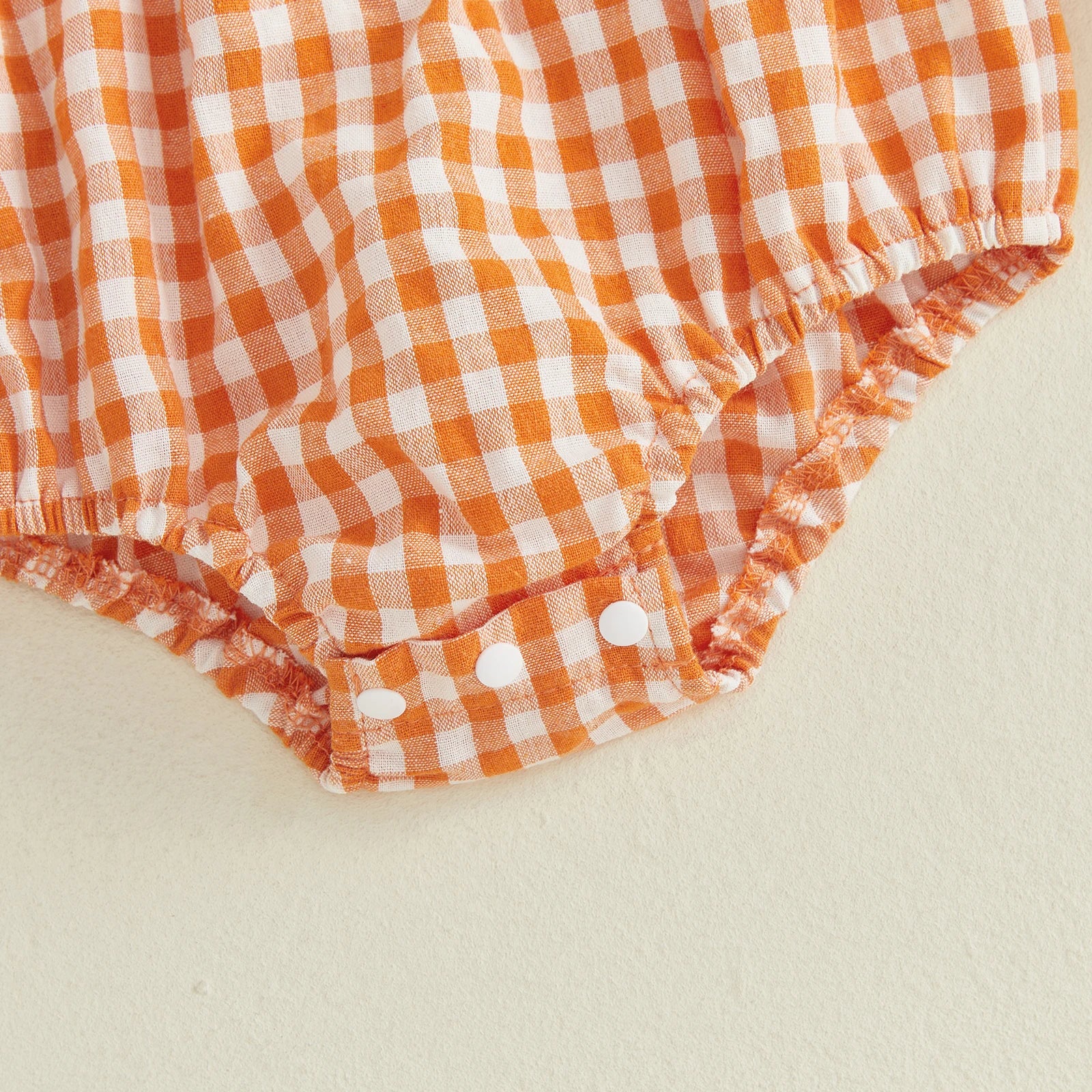 PUMPKINS Crochet Collar Romper
