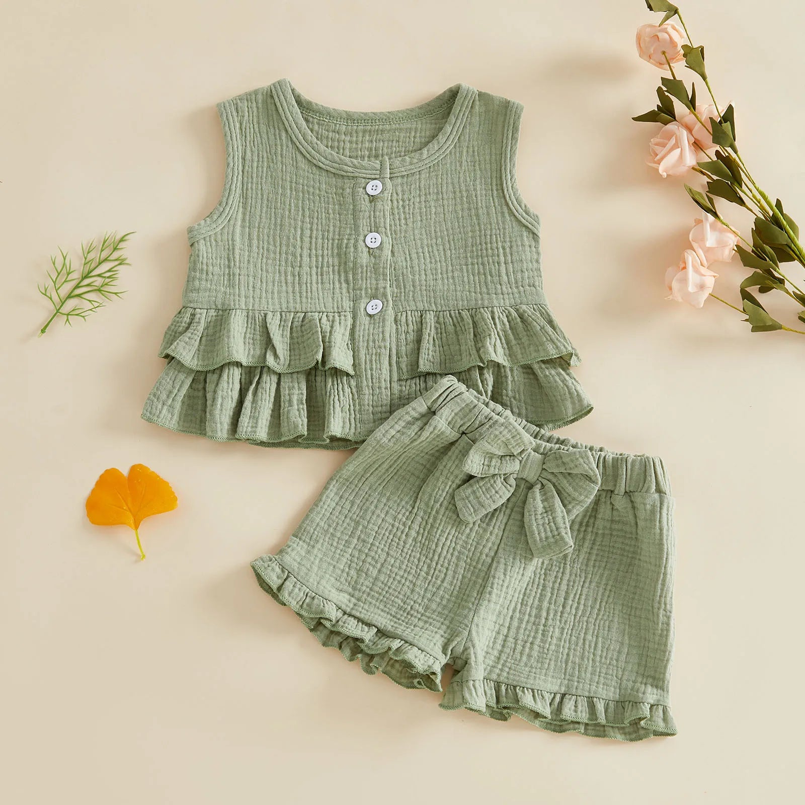 ZOEY Ruffle Bowtie Outfit