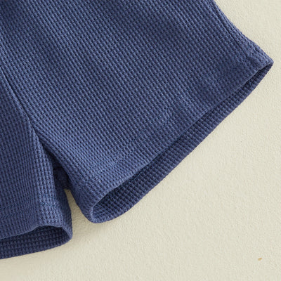 CONTRUCTION VEHICLES Waffle Knit Outfit