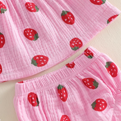 STRAWBERRY Muslin Outfit