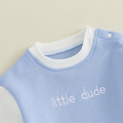 LITTLE DUDE White Outfit