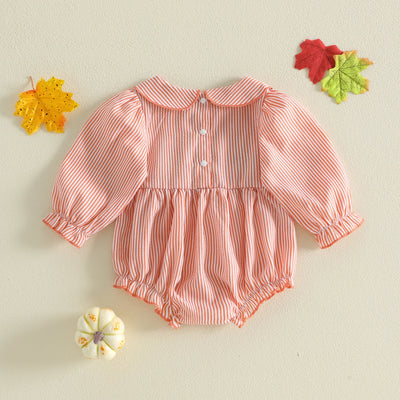 LITTLE TURKYS Collar Romper