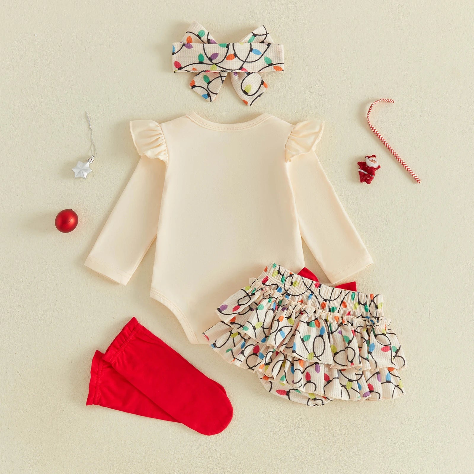 MY FIRST CHRISTMAS Lights Outfit