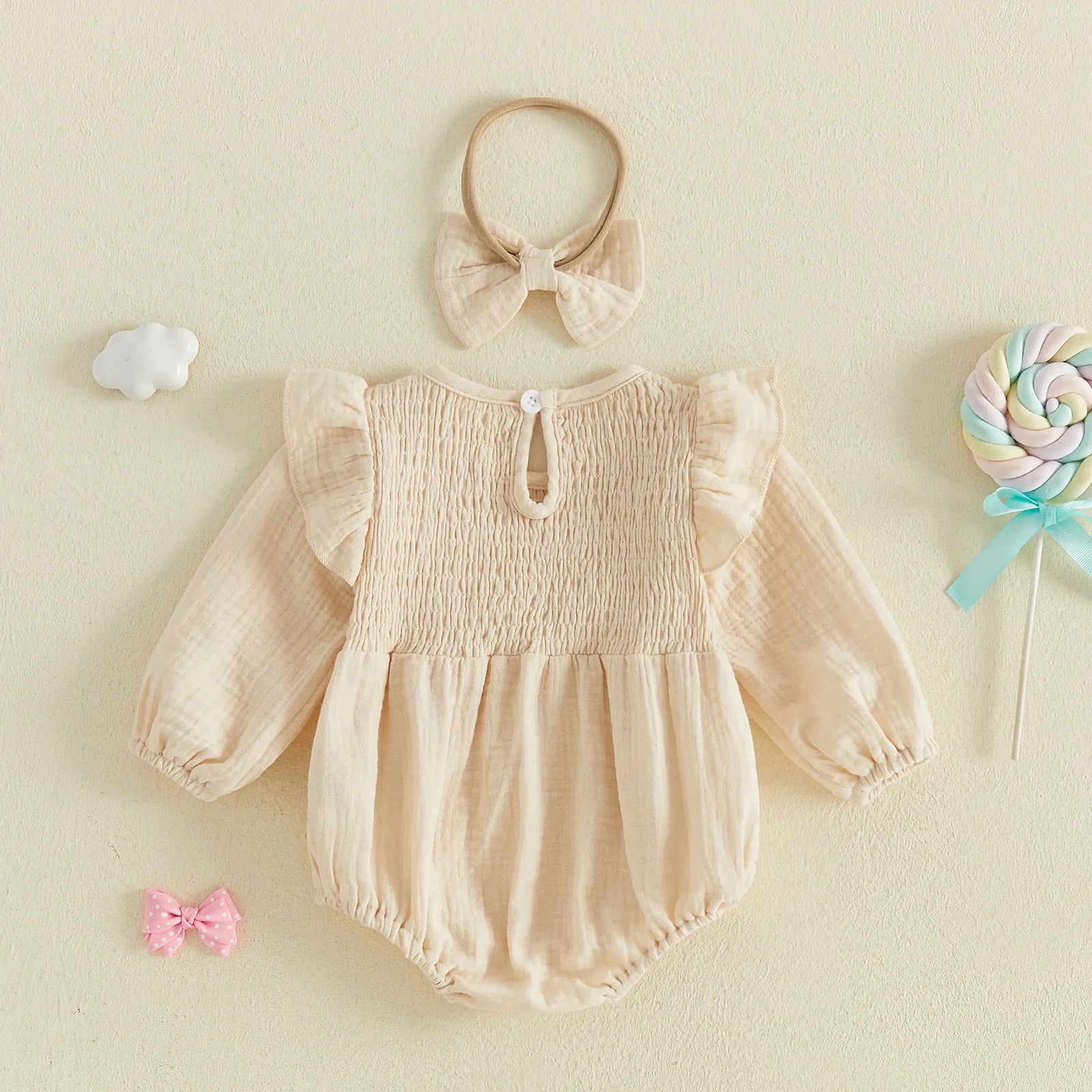 BETH Smocked Romper