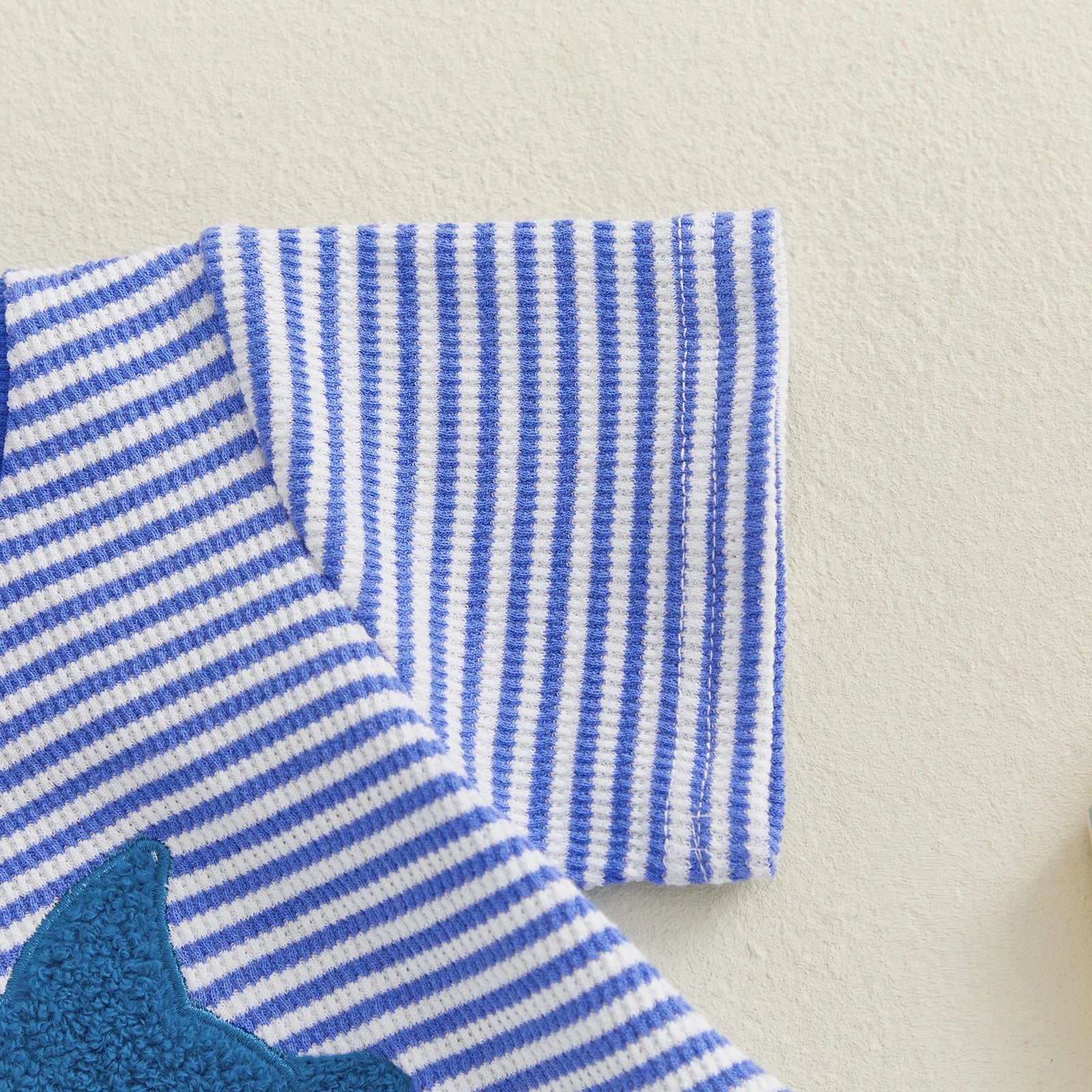 SHARK Striped Onesie
