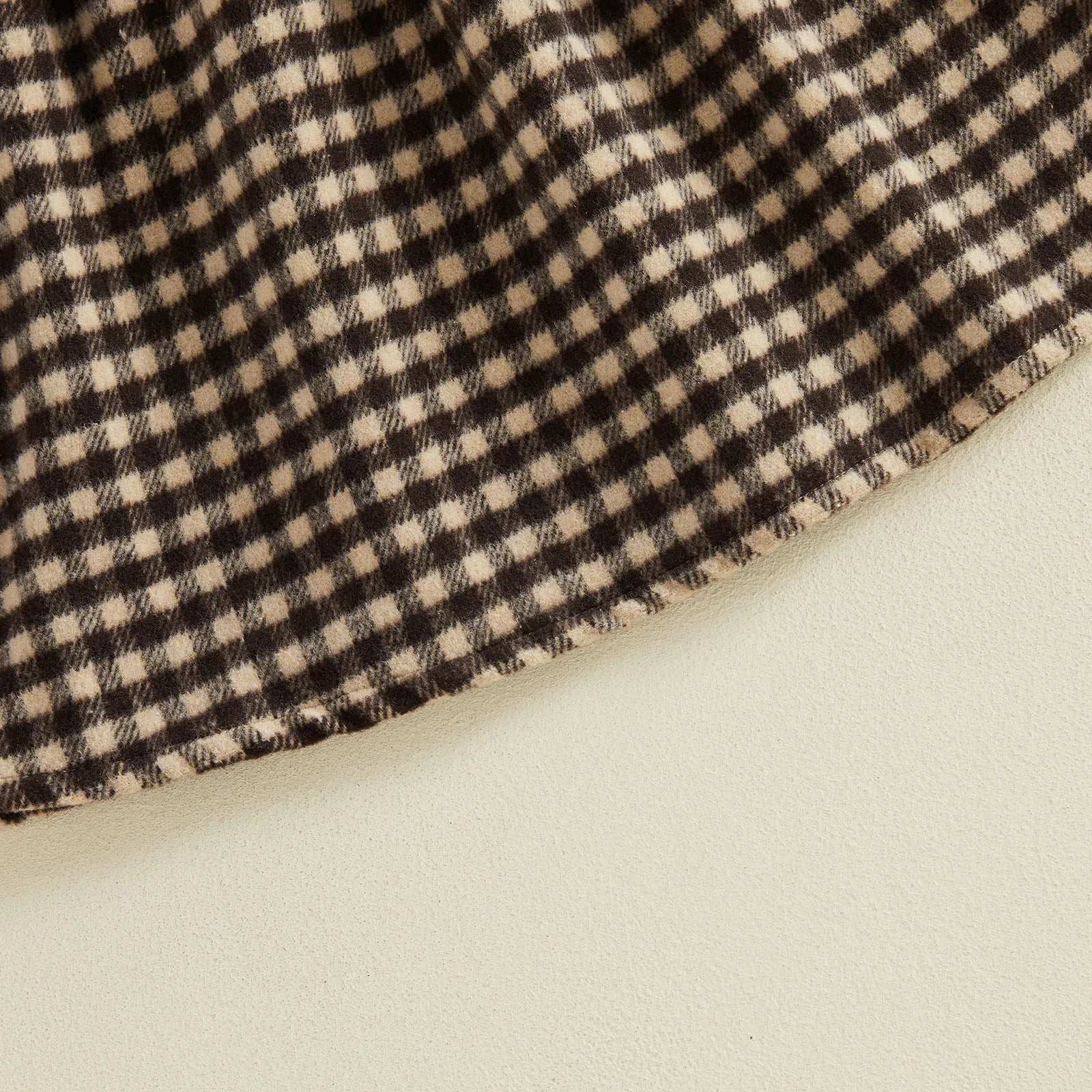 MARA Checkered Flannel Bowtie Dress