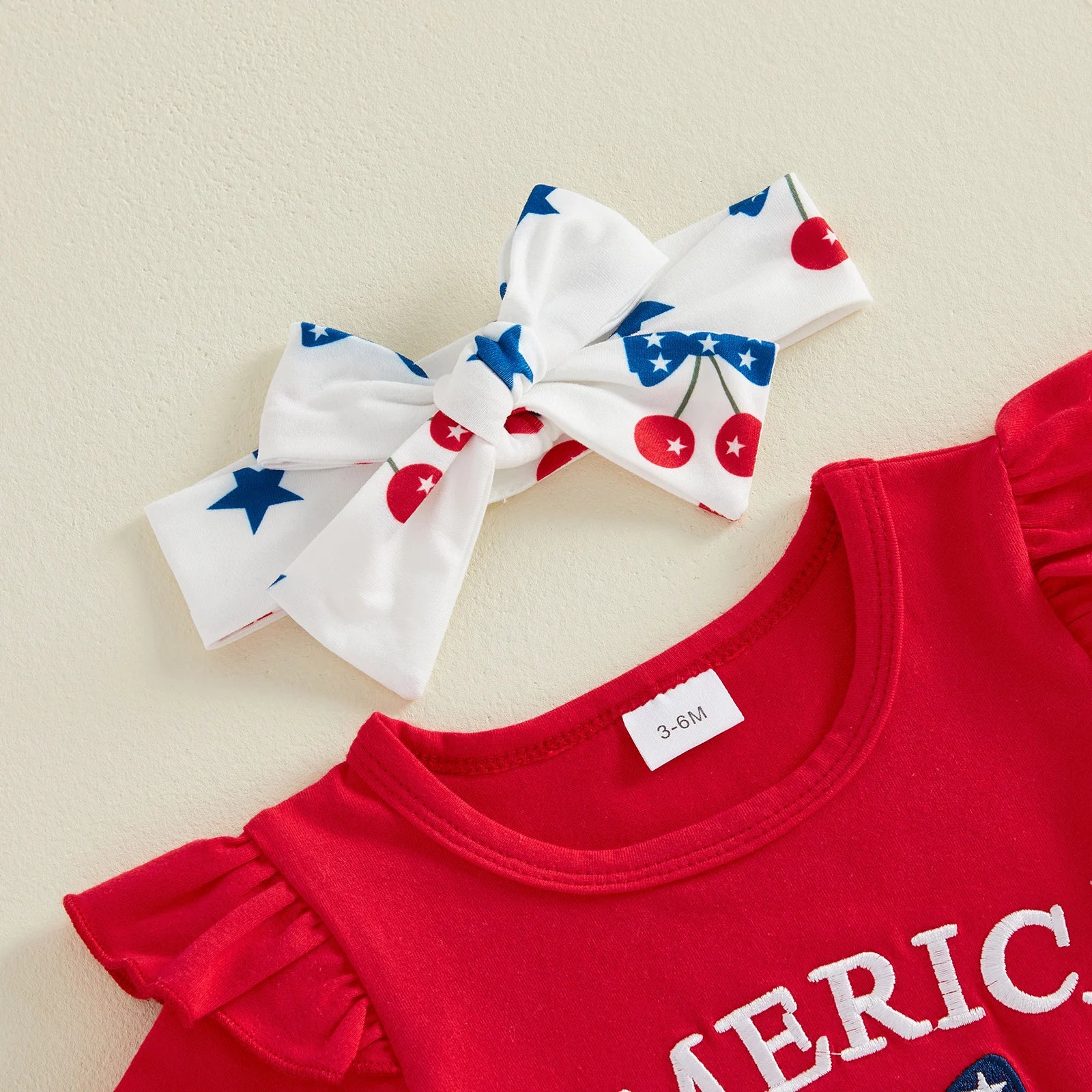 AMERICA Cherry Bellbottom Outfit