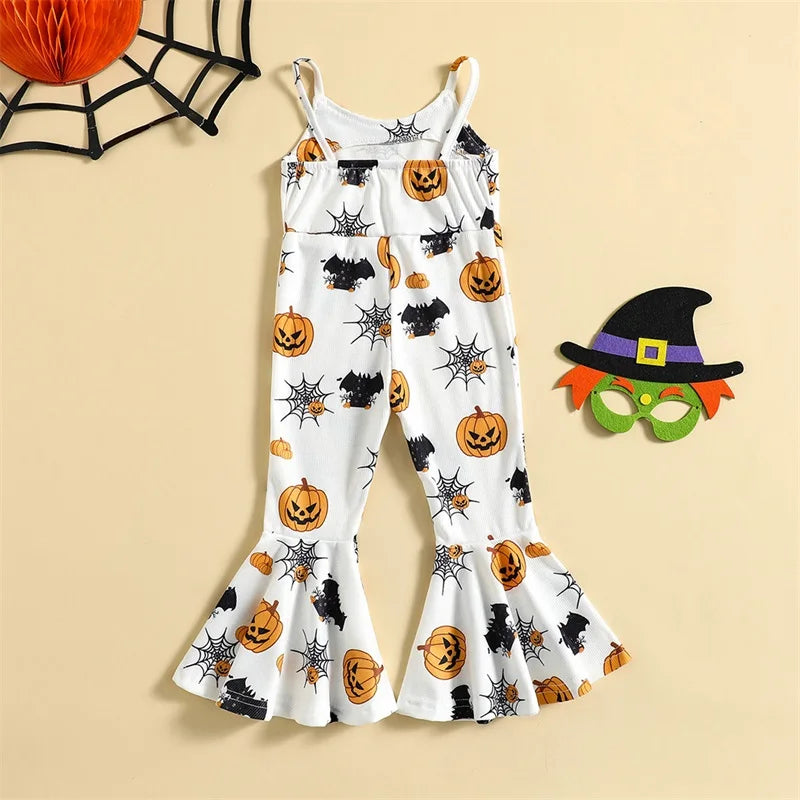 SPOOKY HALLOWEEN Bellbottom Jumpsuit